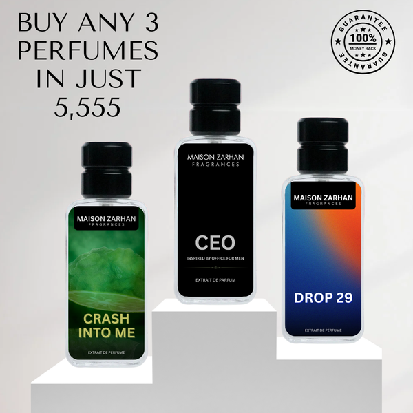 BUY ANY 3 PERFUMES IN JUST 5,555